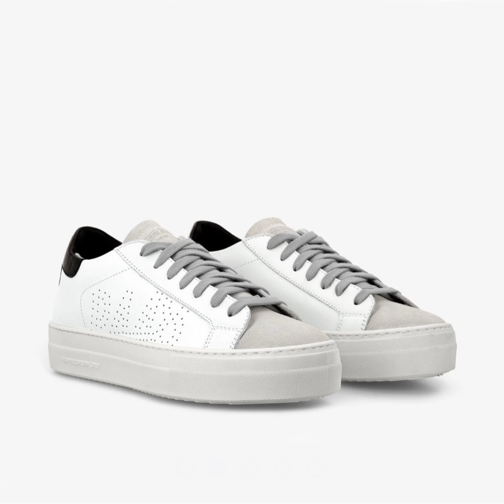 P448 Thea Leather Platform Sneakers - EU Size 41 // US Size 10.5